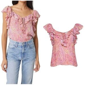 NWT  MISA Los Angeles Anja Skirt In Puglia Paisley Size XS, S, M